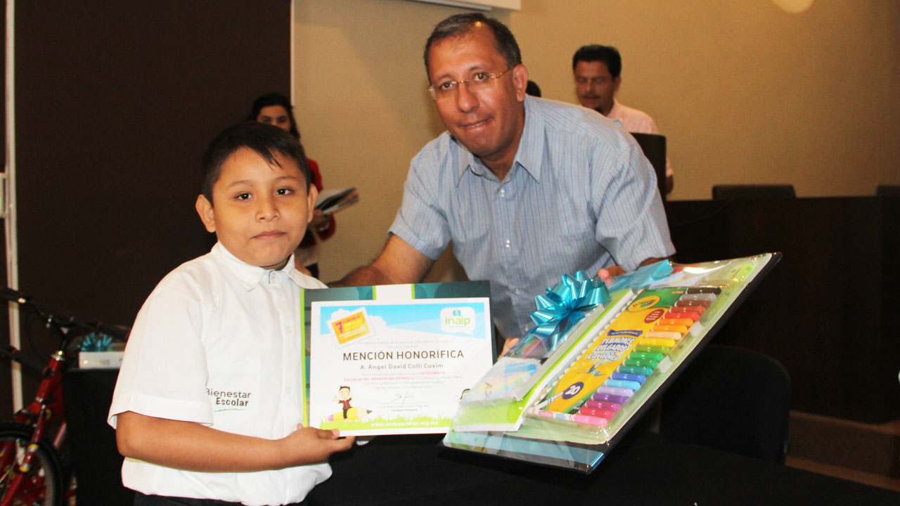 Premiación de Séptimo Concurso de Dibujo Infantil Los niños y las niñas por la Transparencia en Yucatán