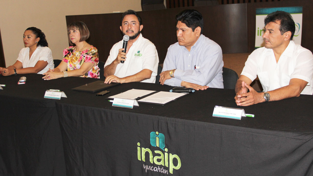 Aspectos generales de la Firma de Convenio entre el INAIP y el AGEY