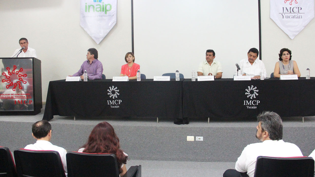 Firma de Convenio de Colaboración entre el INAIP y Colegio de Contadores Públicos del Estado de Yucatán