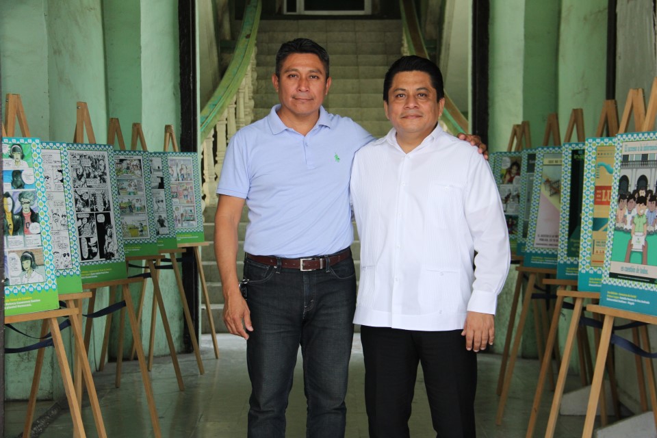 Reconoció al ayuntamiento de Tecoh y a su presidente municipal, Felipe May Itzá, por el impulso otorgado a esta estrategia que pretende sumar a cada vez más municipios.

Al ser entregados los murales, ubicados en el campo deportivo y el mercado municipal,