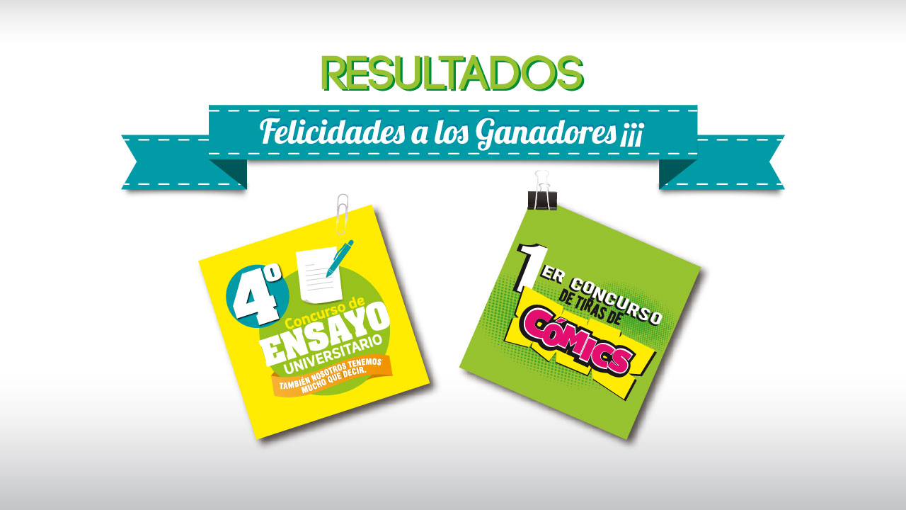 Resultados de Concursos de Ensayo y Tira de Cómic