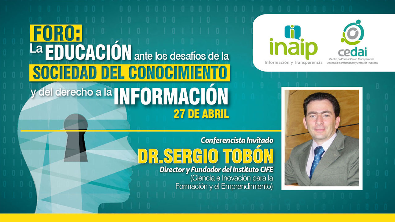 Invitan a Foro Sobre Educación y Derecho a la Información. 