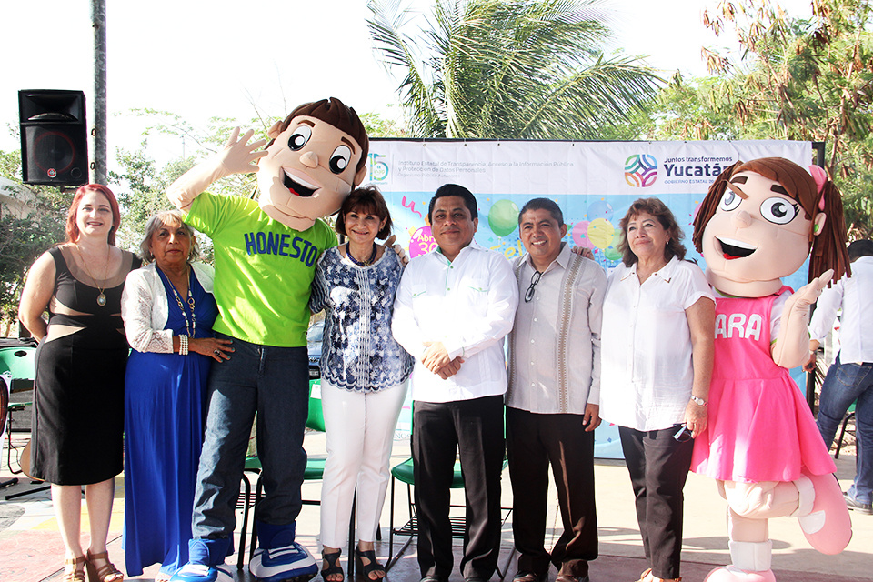 Celebran Inaip Yucatán y Segey a los niños con mensajes de transparencia y privacidad