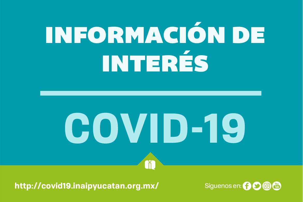 Lanza Inaip Yucatán micrositio de transparencia, relacionada a la COVID-19