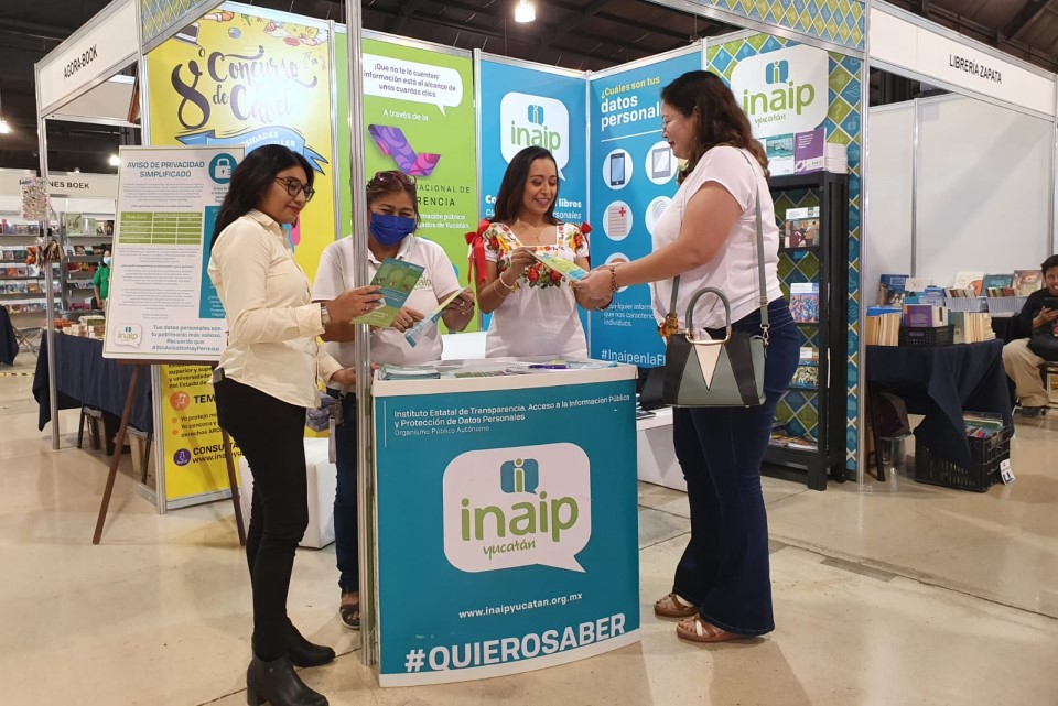 Inaip Yucatán, presente en la FILEY 2023.