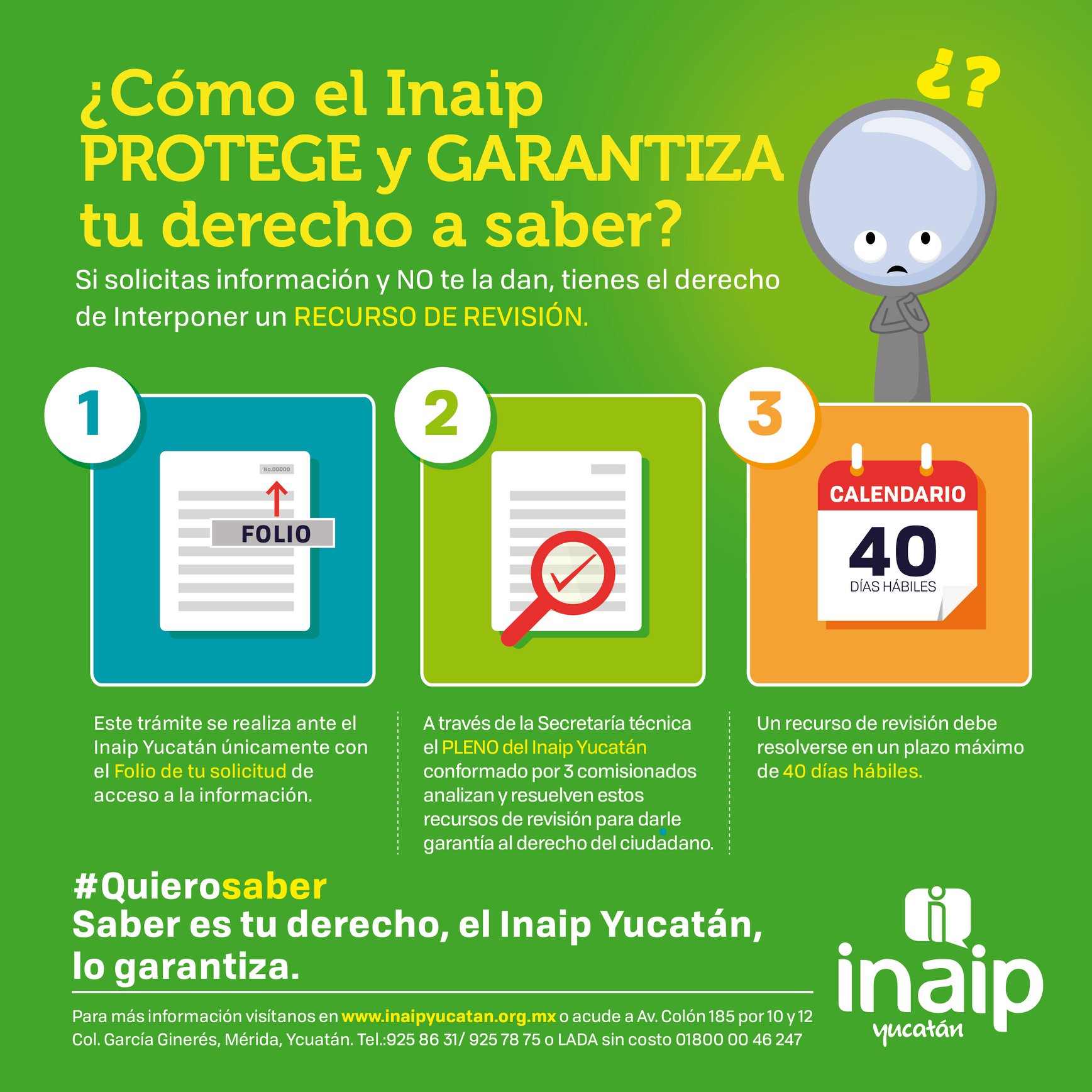 ¿Cómo el Inaip protege y garantiza tu derecho a saber?